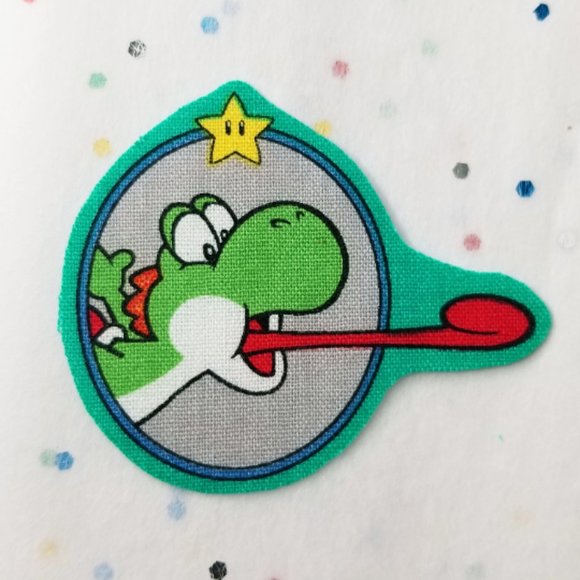 Set of 4 Super Mario Iron On Fabric Motifs/Appliques/Patches - Picture 4 of 6